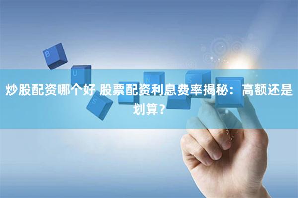 炒股配资哪个好 股票配资利息费率揭秘：高额还是划算？